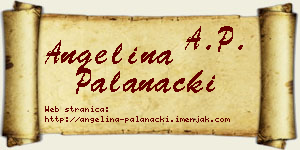 Angelina Palanački vizit kartica